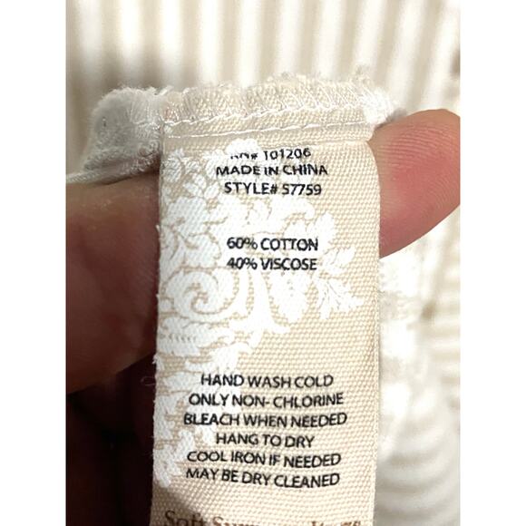 Soft Surroundings Standout Asymmetrical Tunic Top Womens Plus 1X Lagenlook Boho - Picture 8 of 8